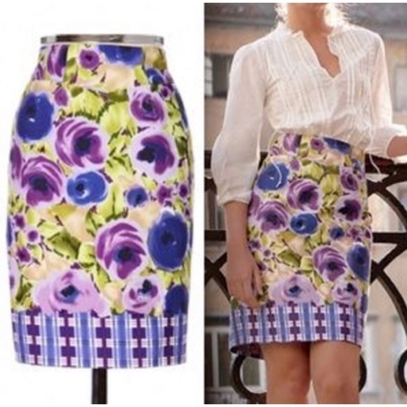 Yoana Baraschi Pencil Floral Skirt 6